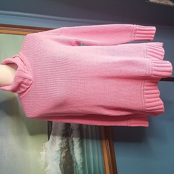 aerie Sweaters - Aerie Oversized Slouchy Pink Chenille Longsleeve Sweater